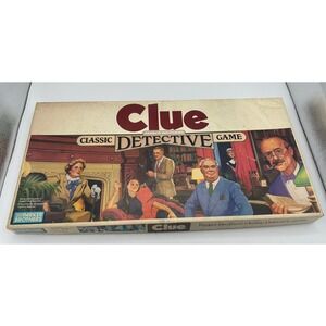 Vintage‎ Clue Classic Detective Game Parker Brothers 1986 100% Complete